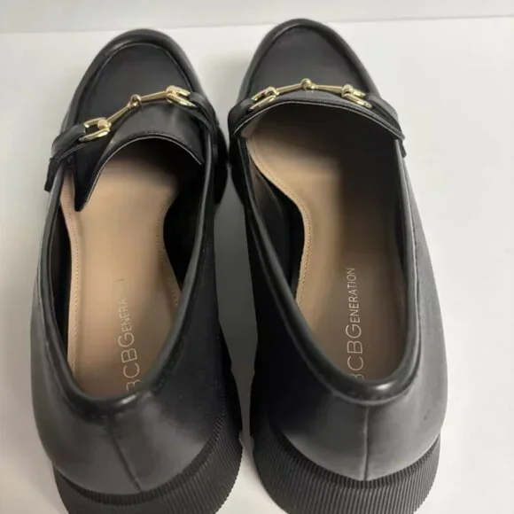 BCGeneration Women’s Raylin, Black Platform Loafers, Size 11 M - Picture 5 of 7